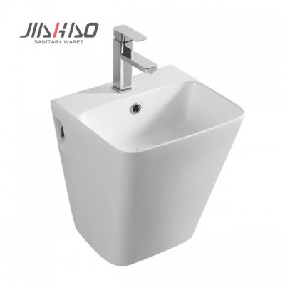 5800D New modern sanitary toilets basin supplier ceramic wall hung basin for bathroom