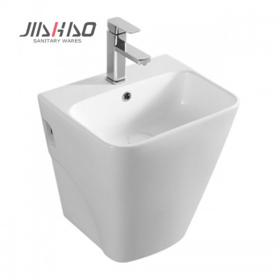 Popular Modern Hotel Washing Sink Wall Mounted Bathroom Basin