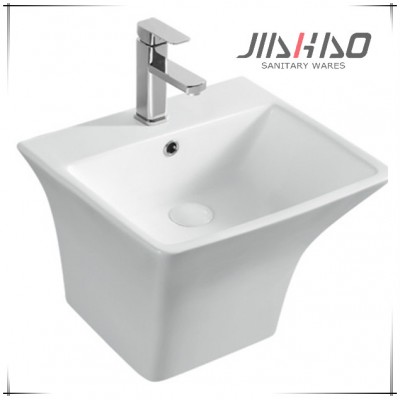 7100 Modern design sink wall hung new design basin  for washroom